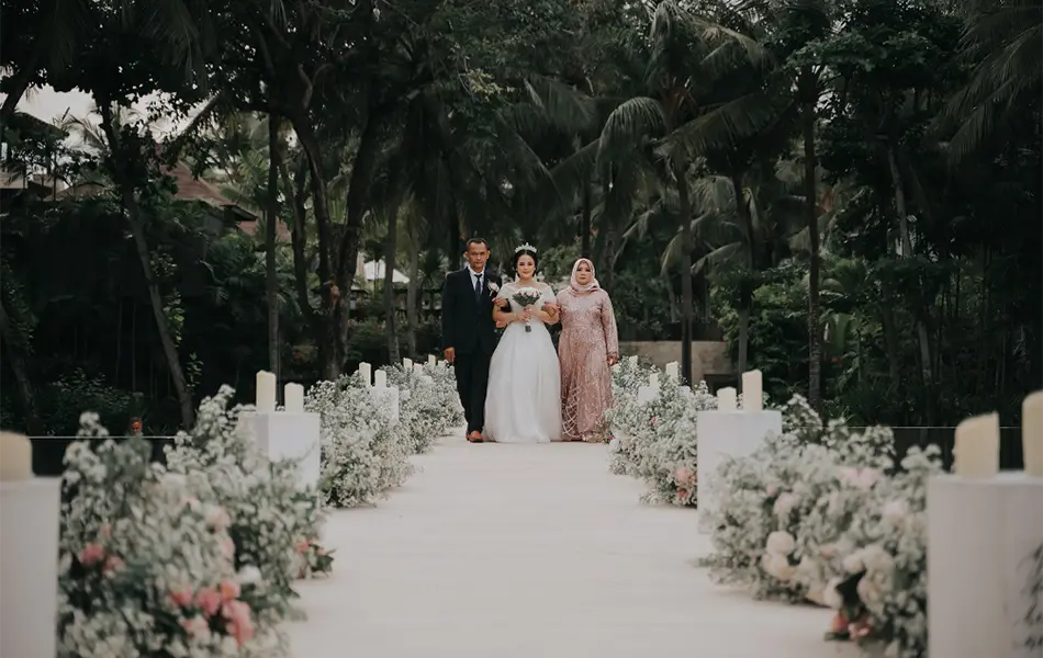 indi wedding at Conrad Hotel Nusa Dua